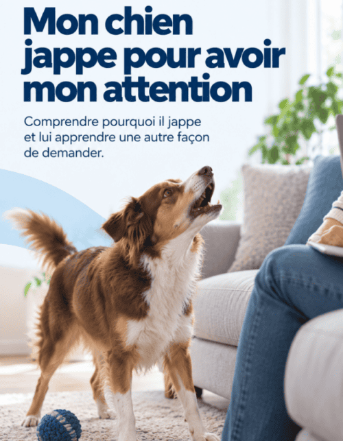 Mon chien jappe pour avoir mon attention